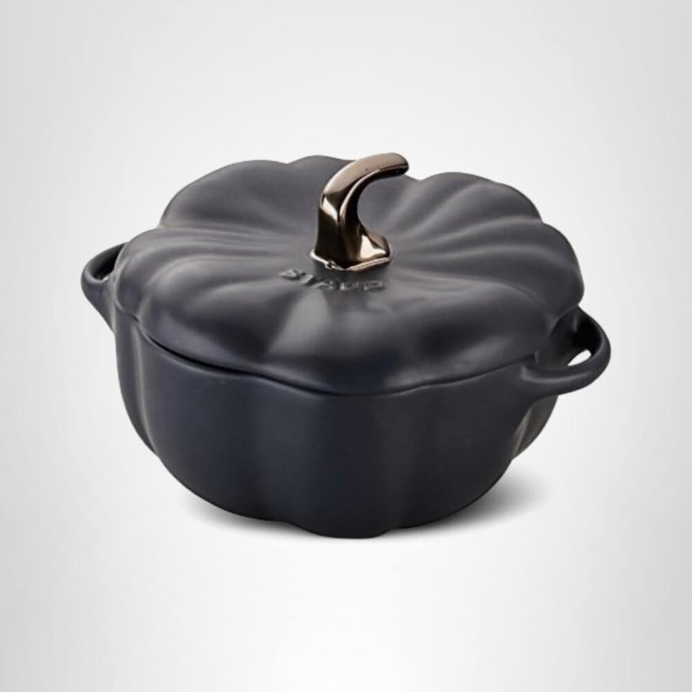 Ceramic 0.75-qt Petite Ceramic Pumpkin, Oven & Stove Safe up to 572°F, Pumpkin D